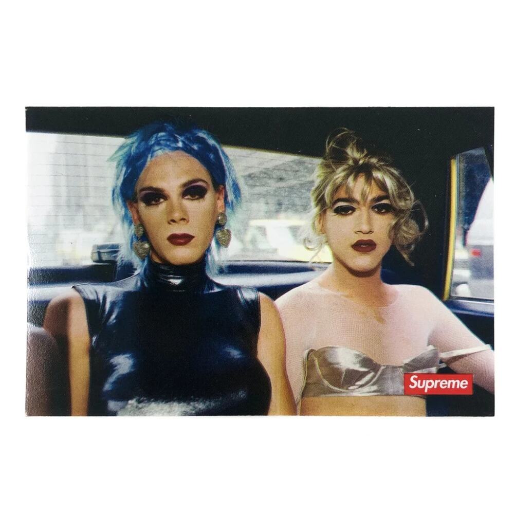 Supreme Nan Goldin Sticker SS18 Jimmy Paulette & Misty NYC Photo Graphic